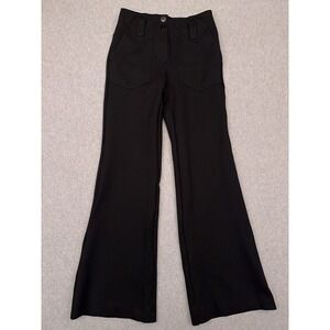Maeve by‎ Anthropologie Naomi Ponte Wide Leg Flare Pants Women's 00 High Rise